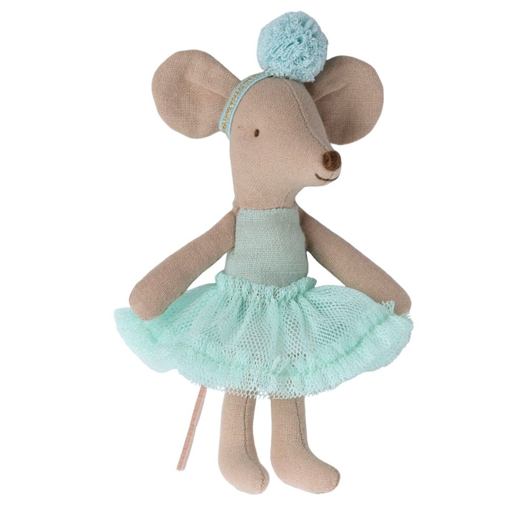 Maileg Ballerina Mouse Little Sister - Light Mint