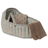 Maileg Carry cot, Large - Blue