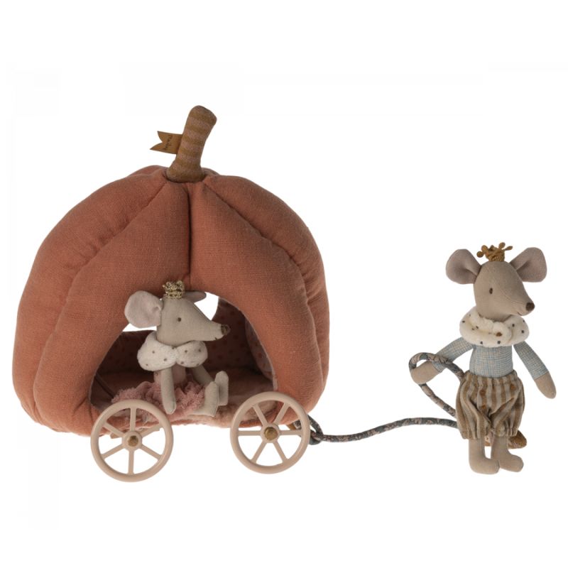 Maileg Pumpkin carriage, Mouse