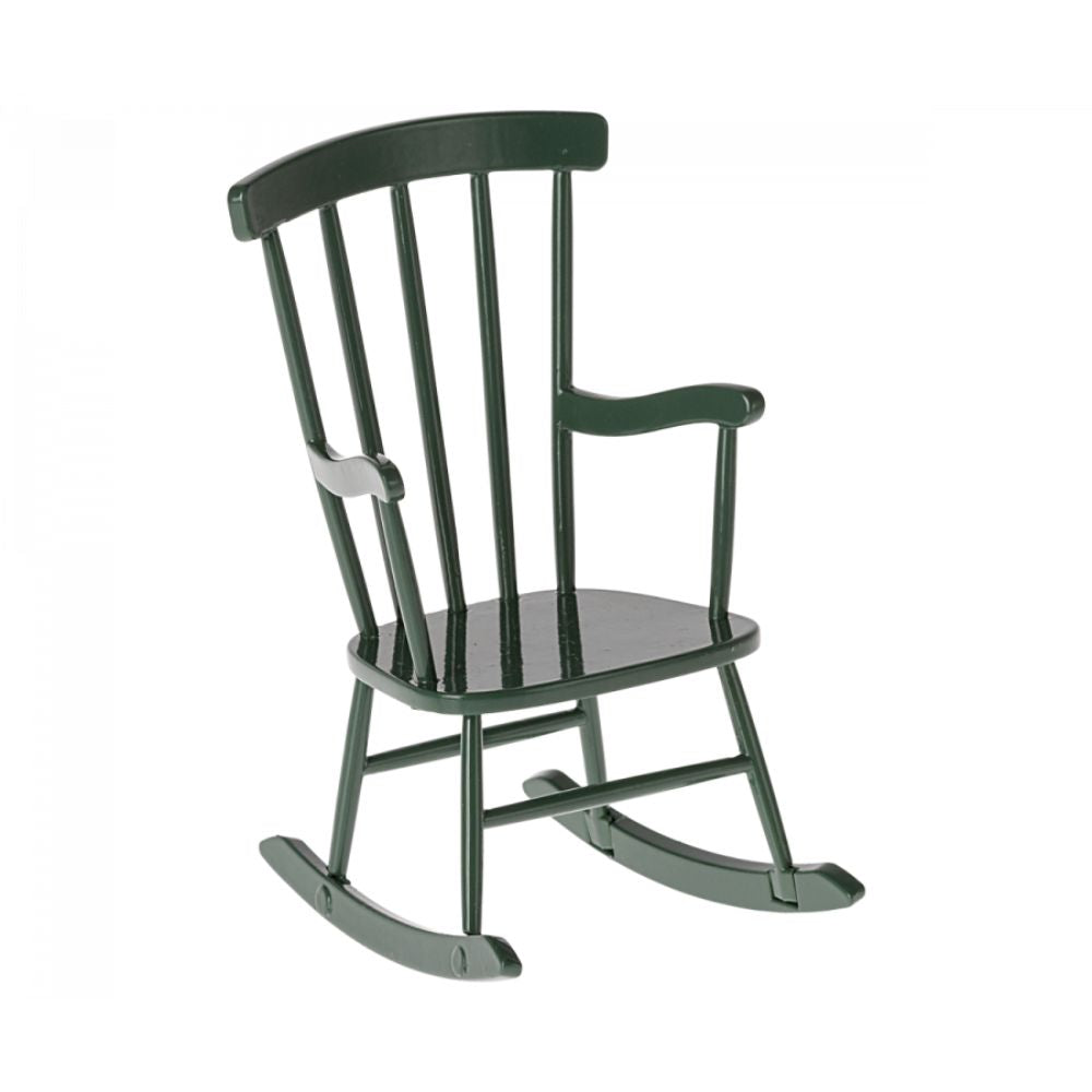 Maileg Rocking chair Mouse Dark green