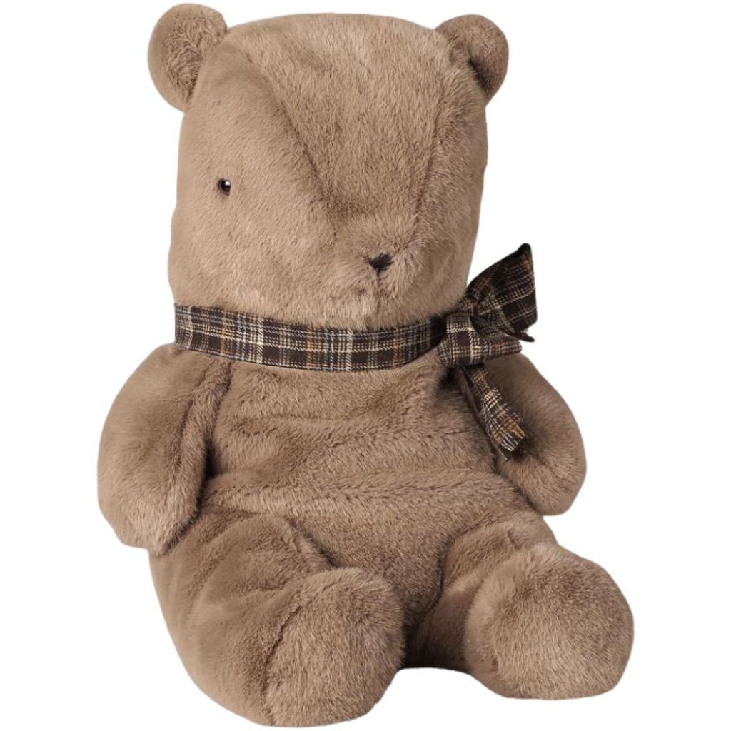 Maileg Teddy bear plush, Large - Dark mushroom