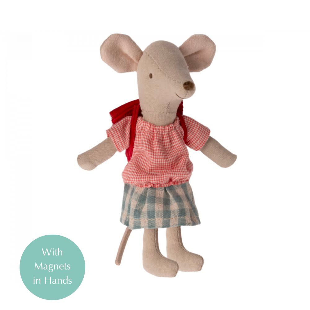 Maileg Tricycle mouse, Big sister - Red