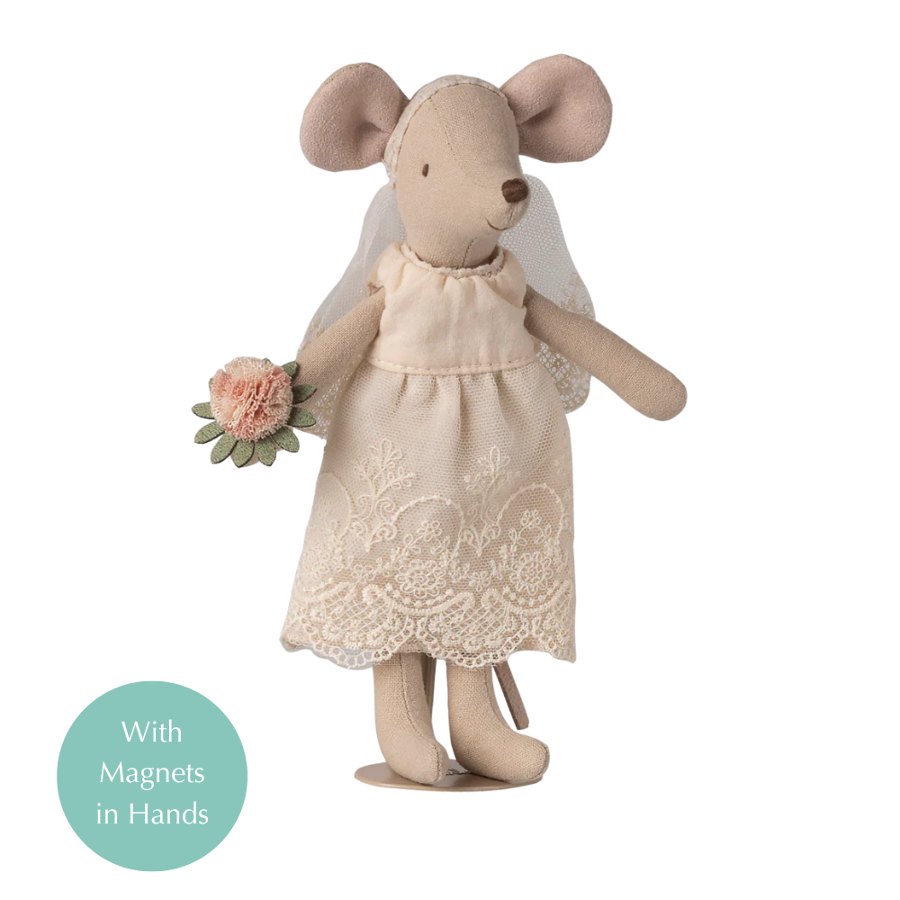 Maileg Wedding Mice Couple in Box, Mum and Dad