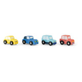 Moulin Roty Avenue du Moulin Set of 4 Wooden Cars