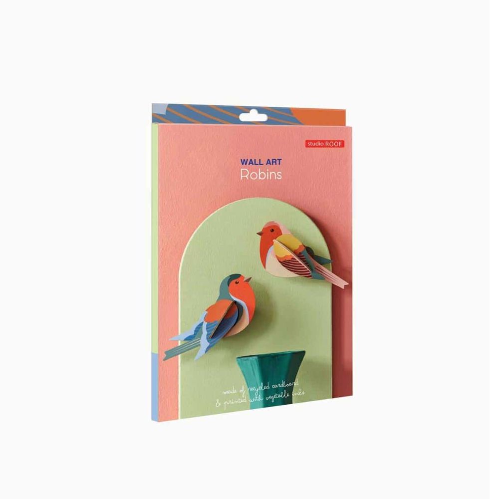DIY 3D Wall Decoration - Robins