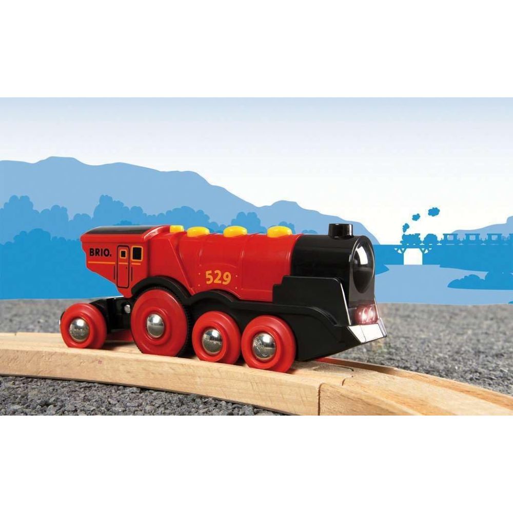 Brio Mighty Red Action Locomotive