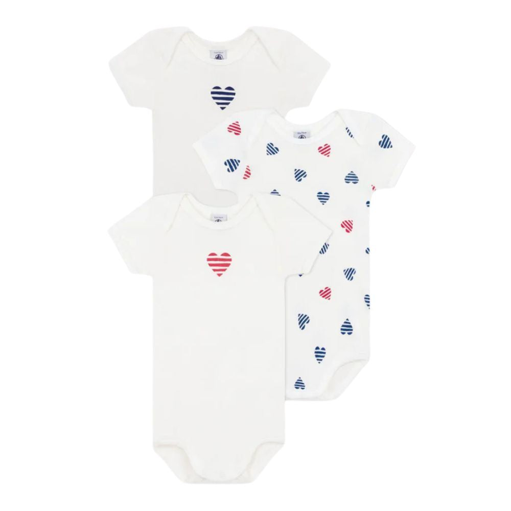 Petit Bateau SS Bodies 3pcs