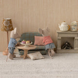 Maileg Oval Coffee Table, Mouse - Nature