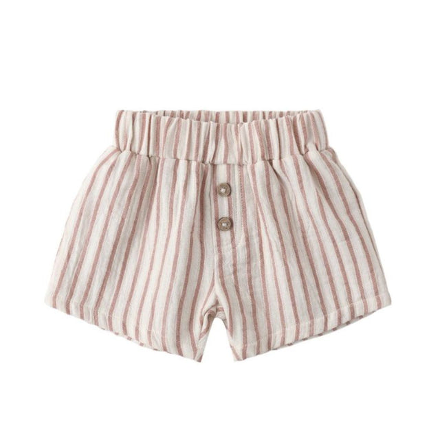 Quincy Mae Woven Short Vintage Stripe