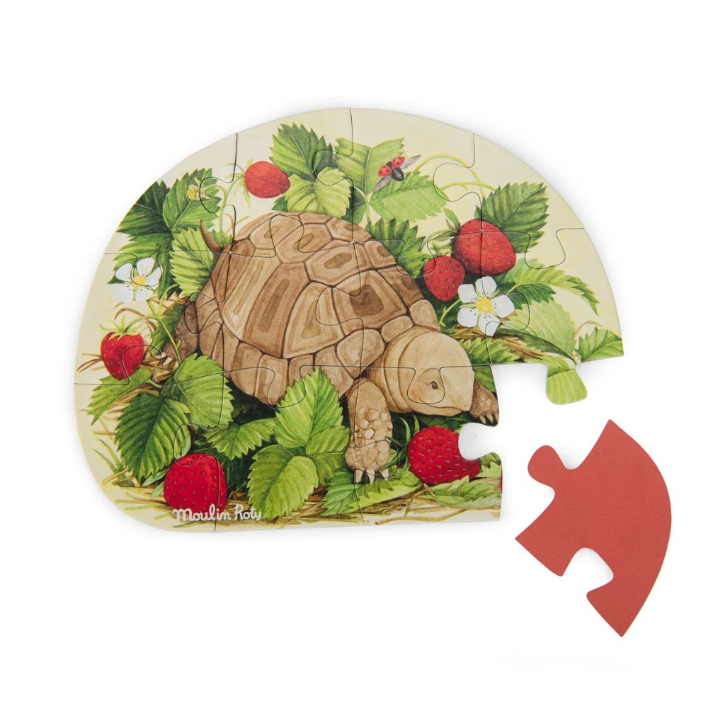 Moulin Roty Le Jardinier- 4 mini Animal Puzzles