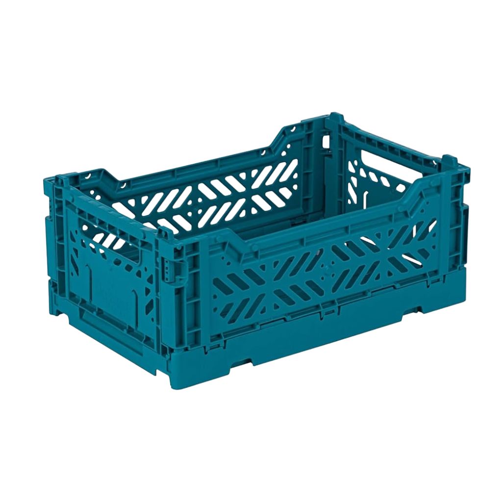 Aykasa Foldable Crates Small - Peacock Green