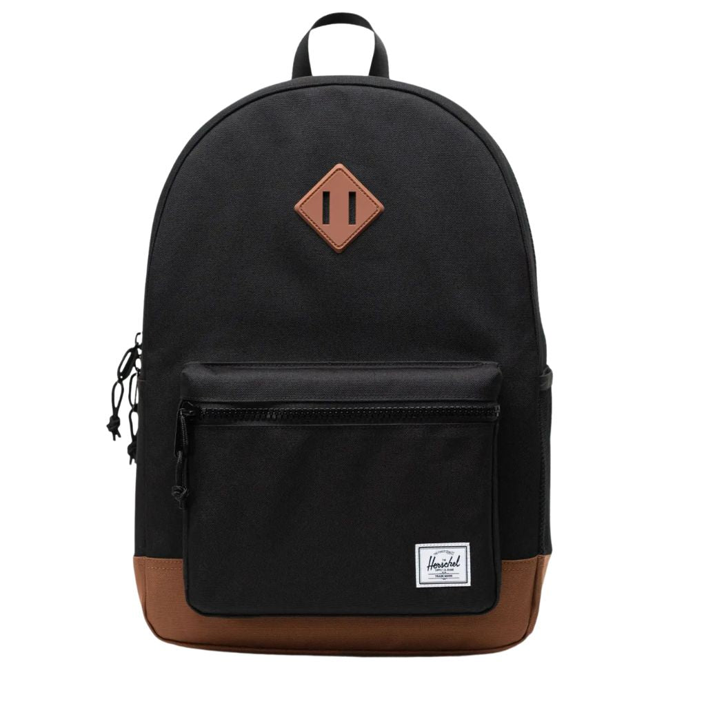Herschel Heritage Youth Backpack - Black/Saddle Brown