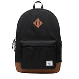 Herschel Heritage Youth Backpack - Black/Saddle Brown