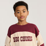 Bobo Choses Pop t-shirt in cream organic cotton jersey, crew neck, short sleeves