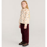 Bobo Choses Blossom blouse in cream organic cotton, all over floral print, relaxed fit