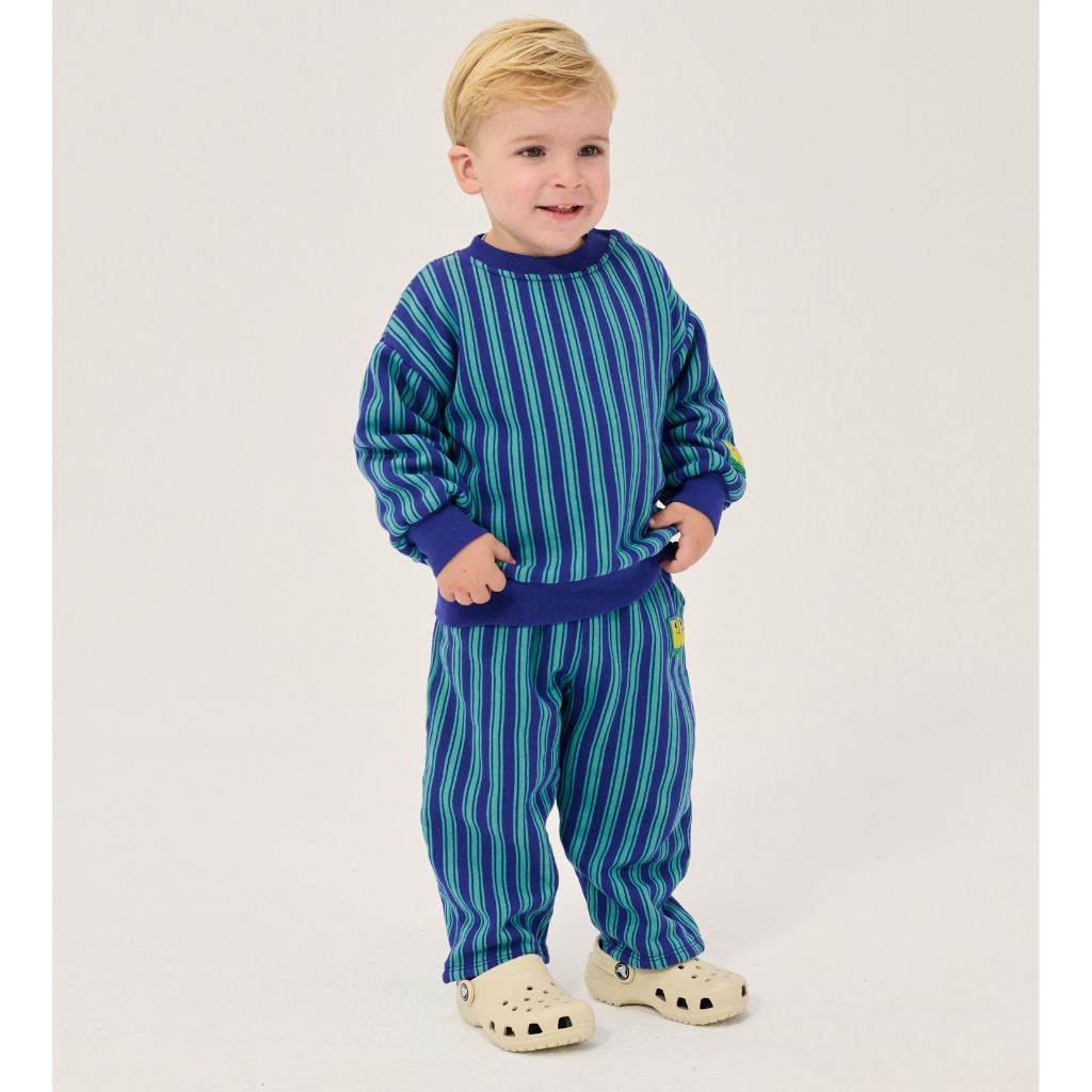 Bobo Choses Baby Bobo Choses Tag Stripes Sweatshirt