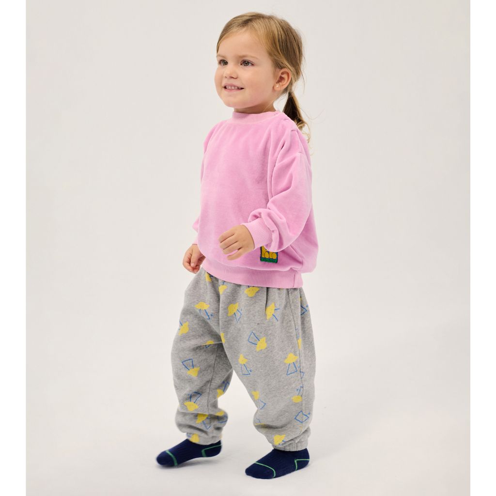 Bobo Choses Baby Bobo Choses Tag Velvet Sweatshirt