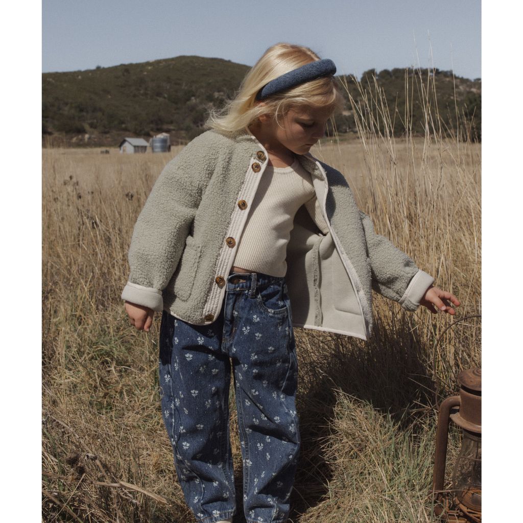 Rylee + Cru Barrel Pant Heart Ditsy I