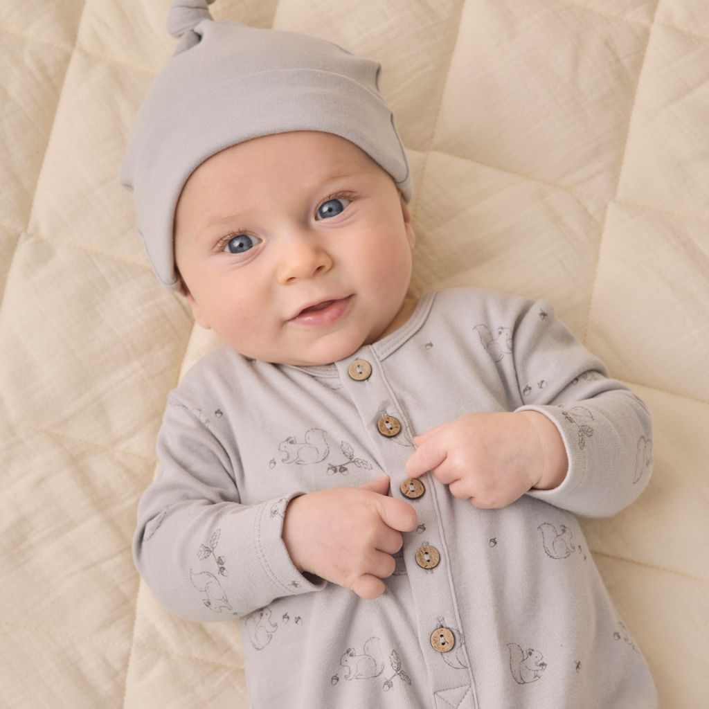 Quincy Mae Long Sleeve Jumpsuit Squirrel