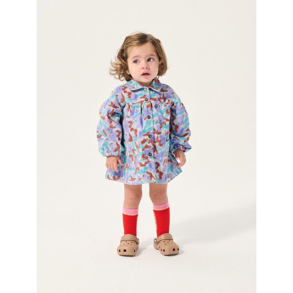 Bobo Choses Baby Watercolor All Over Woven Dress