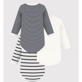Petit Bateau LS Bodies 3pcs