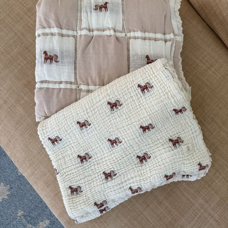 New Grain Layered Gauze Blanket - Pony