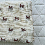 New Grain Layered Gauze Blanket - Pony