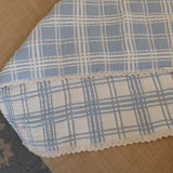 New Grain French Plaid Quilt - Powder