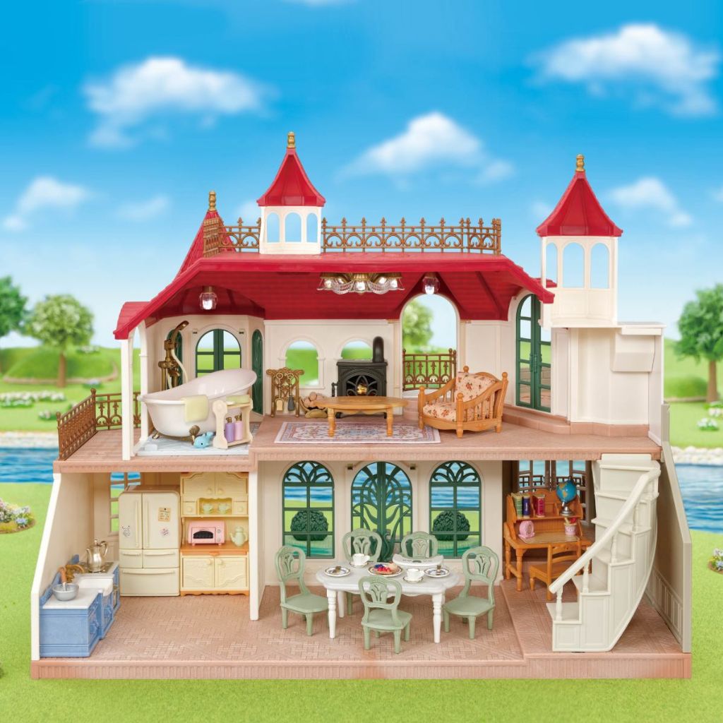 Calico Critters Red Roof Riverside Manor