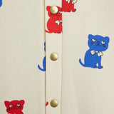 Mini Rodini Kittens Baby Onesie