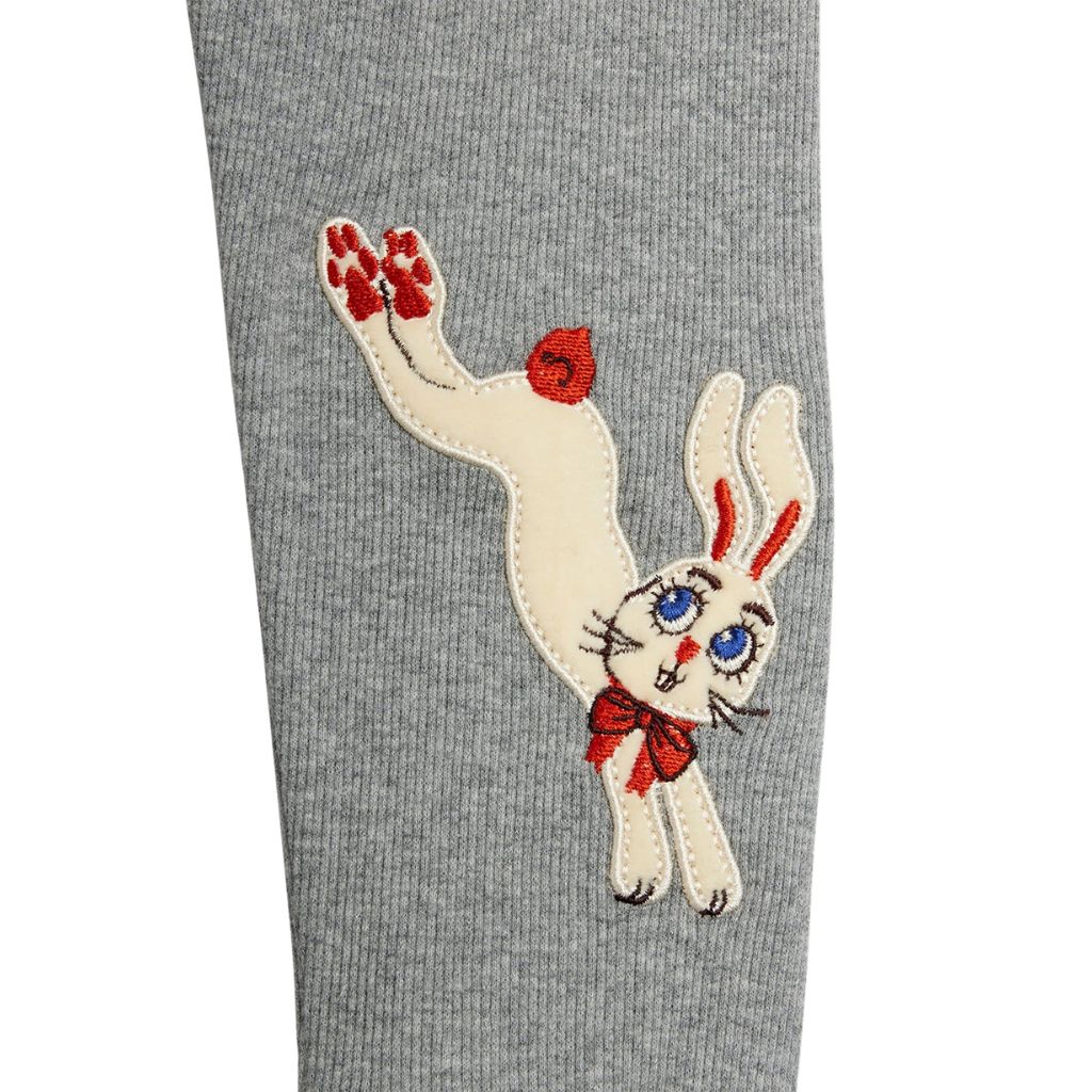 Mini Rodini Rabbit Application Leggings