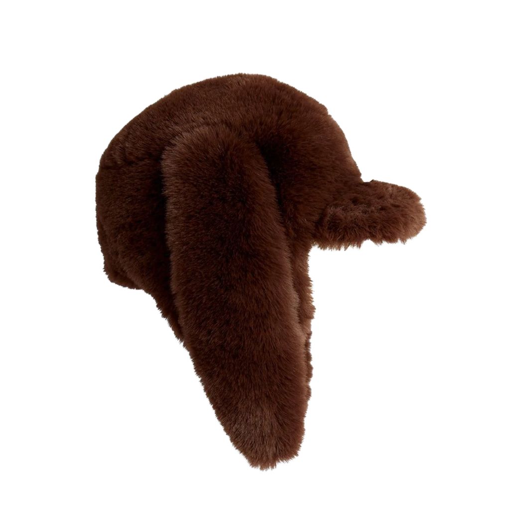 Mini Rodini Rabbit Ear Faux Fur Cap