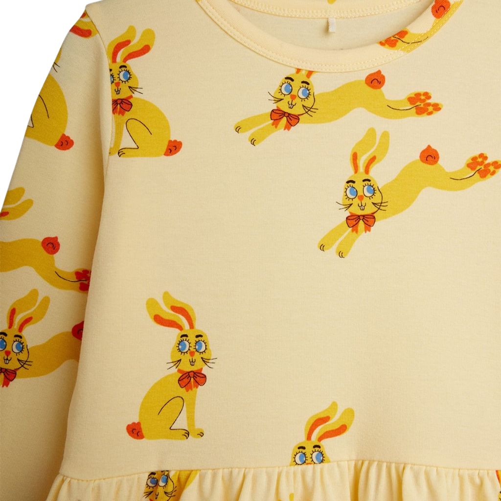 Mini Rodini Rabbits Ls Dress