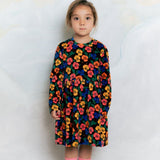 Mini Rodini Violas AOP Velour Dress