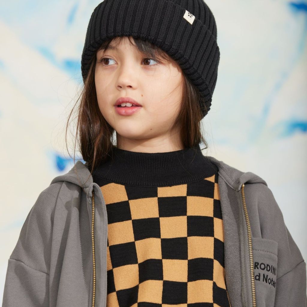 Mini Rodini M.Rodini Field Notes Emb Hoodie