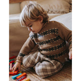 Snug Jacquard Knitted Sweater