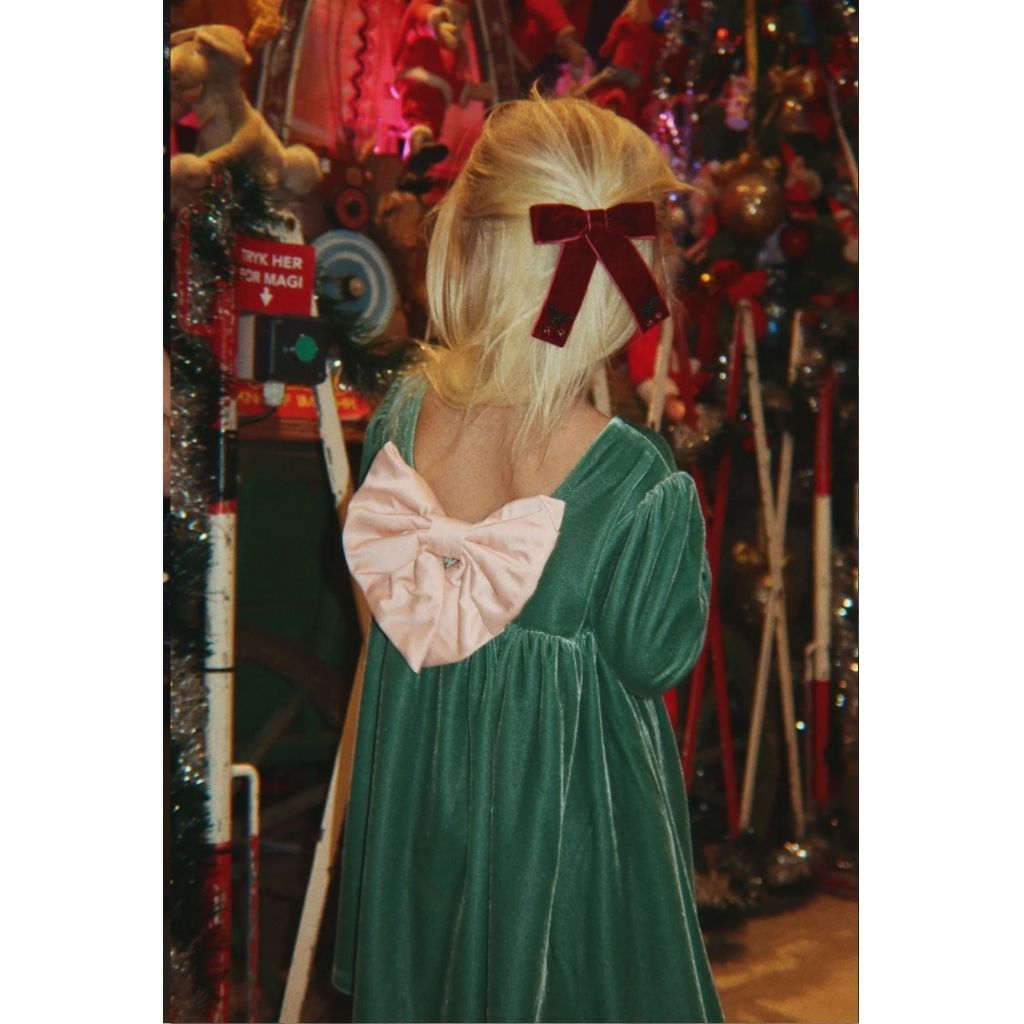 Konges Sløjd Gia Bow Dress Fir