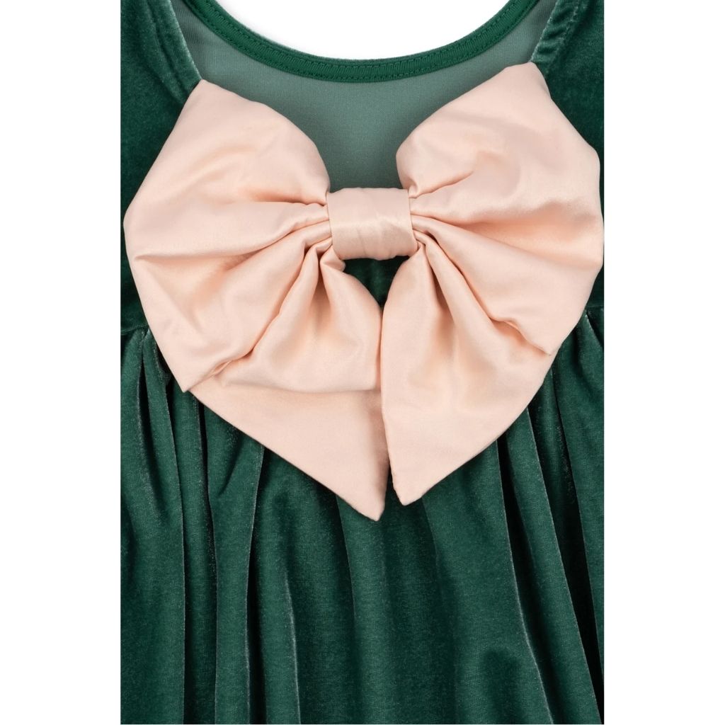 Konges Sløjd Gia Bow Dress Fir