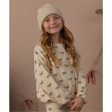 Rylee + Cru Spongey Knit Set Evergreen Bows