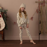 Rylee + Cru Spongey Knit Set Evergreen Bows