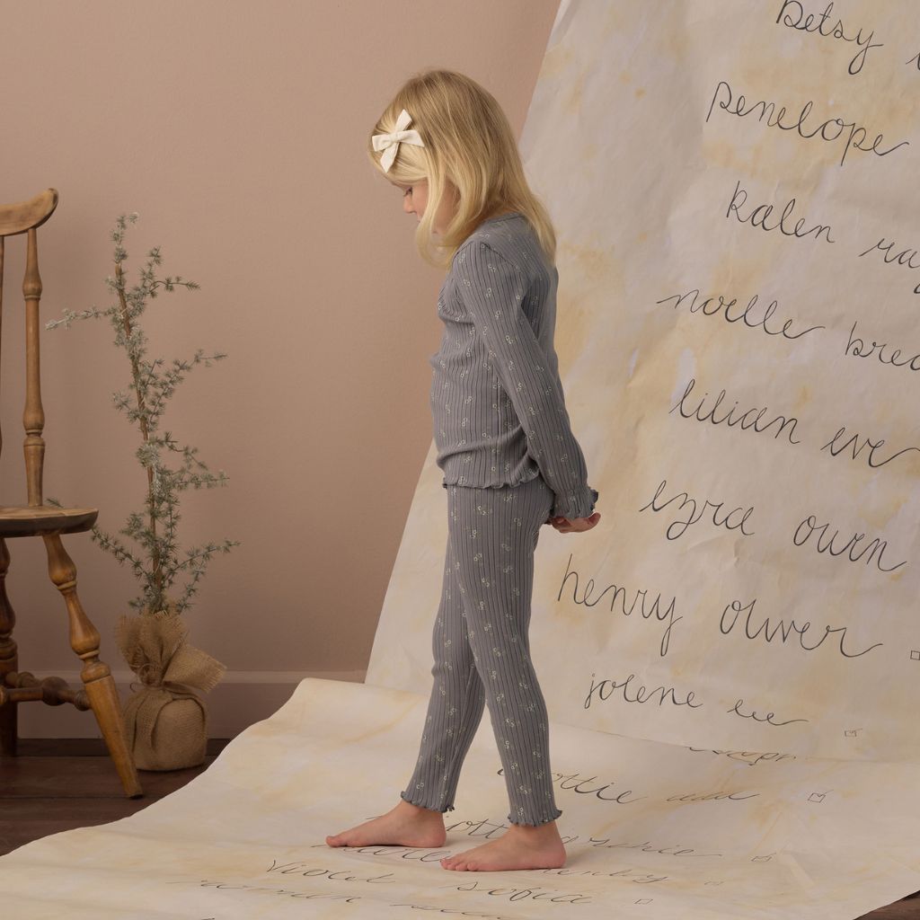 Rylee + Cru Legging Slate Bloom