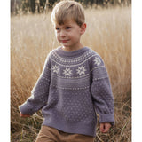 Rylee + Cru Fair Isle Sweater Slate