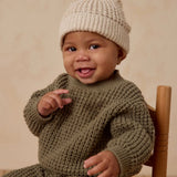 Quincy Mae Chunky Knit Sweater Spruce