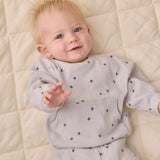 Quincy Mae Waffle Slouch Set Stars