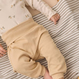 Quincy Mae Side Snap Bodysuit + Pant Set Pears