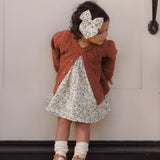 Quincy Mae Holly Cardigan Redwood