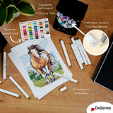 DeSerres Alcohol Dual-tip Marker Set - 48 Pieces