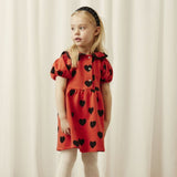 Mini Rodini Hearts Aop Ss Sweatdress