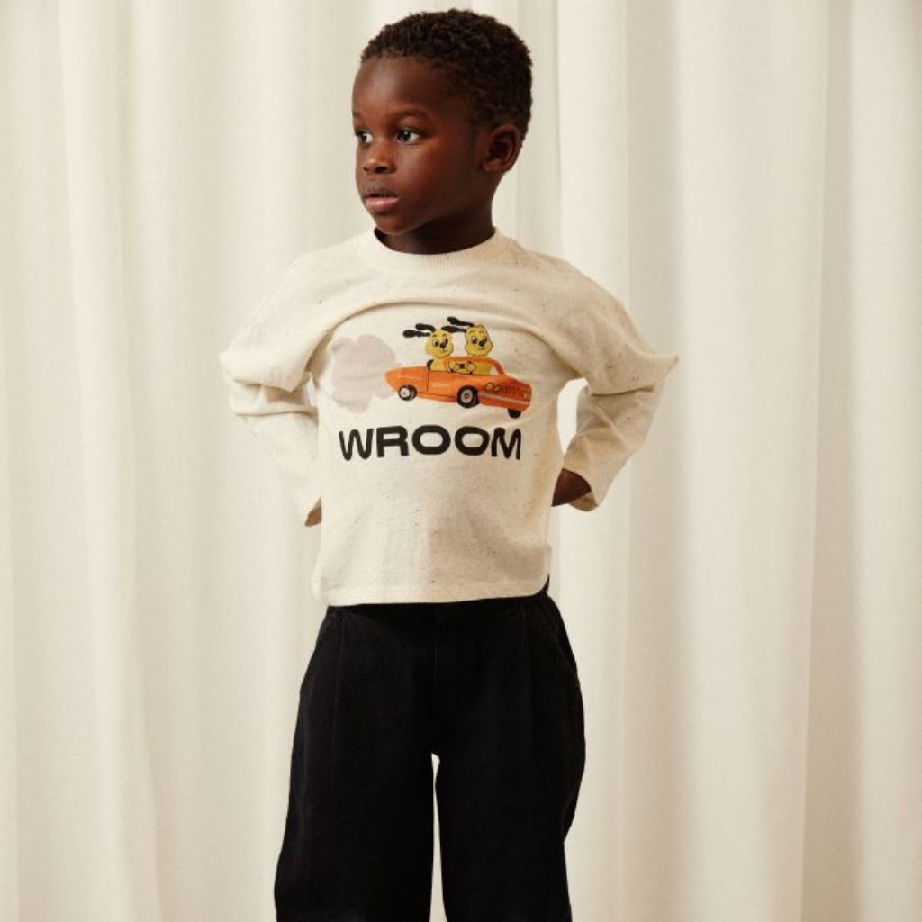 Mini Rodini Racing Rabbits Sp Ls Tee