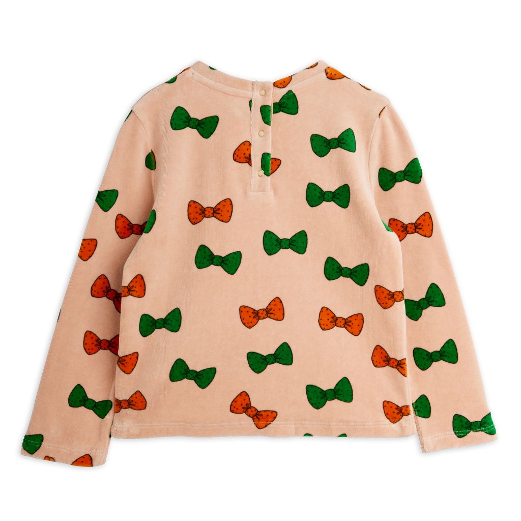 Mini Rodini Bows Aop Velour Top